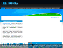 Tablet Screenshot of colorobbia.es