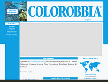 Tablet Screenshot of colorobbia.it